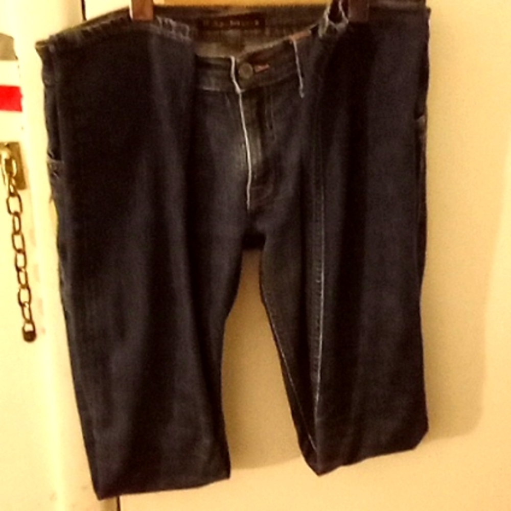 Women's nudie jeans dark blue size 29 W 34 L great brand too wear $$$$😁